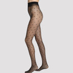 Panty Lunares especial plus size, 20 den, cecilia de rafael.