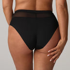 High-waisted lace and micro-tulle briefs, Sophora by Primadonna.