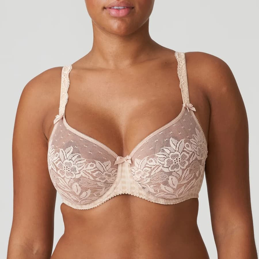 PrimaDonna Madison embroidered lace minimizer bra.