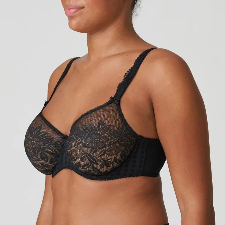 PrimaDonna Madison embroidered lace minimizer bra.