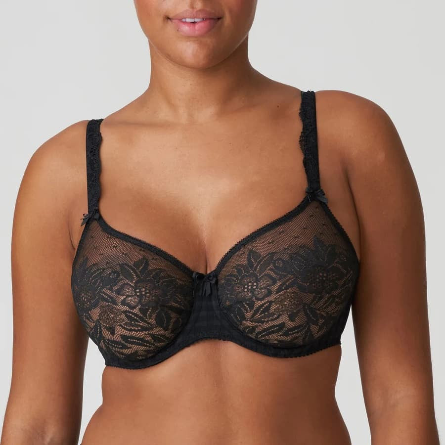 PrimaDonna Madison embroidered lace minimizer bra.