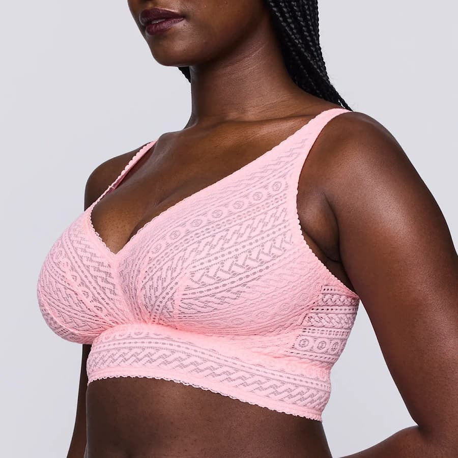Bralette reductor encaje, sin aros, montara de primadonna.