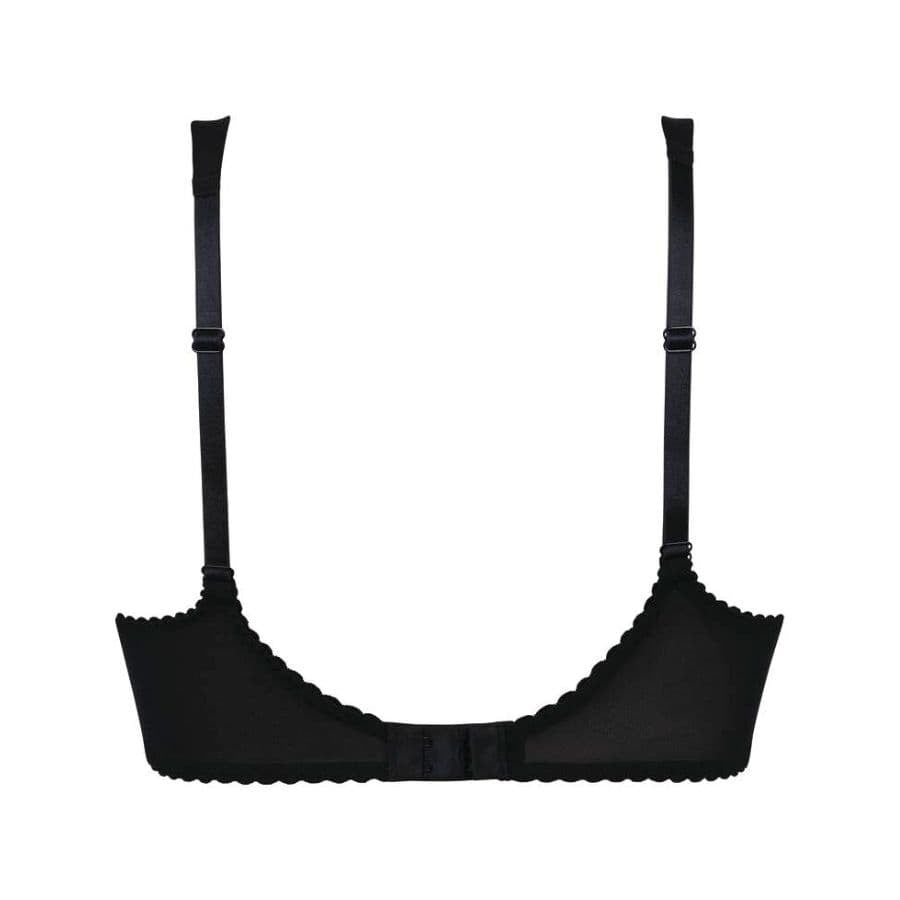 Underwire minimizer bra, unpadded, by Rosa Faia.