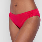 Braga bikini de corte midi tejido liso, mali de dorina.
