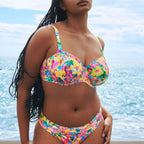 Copa bikini reductora estampada, ubud de primadonna swim.