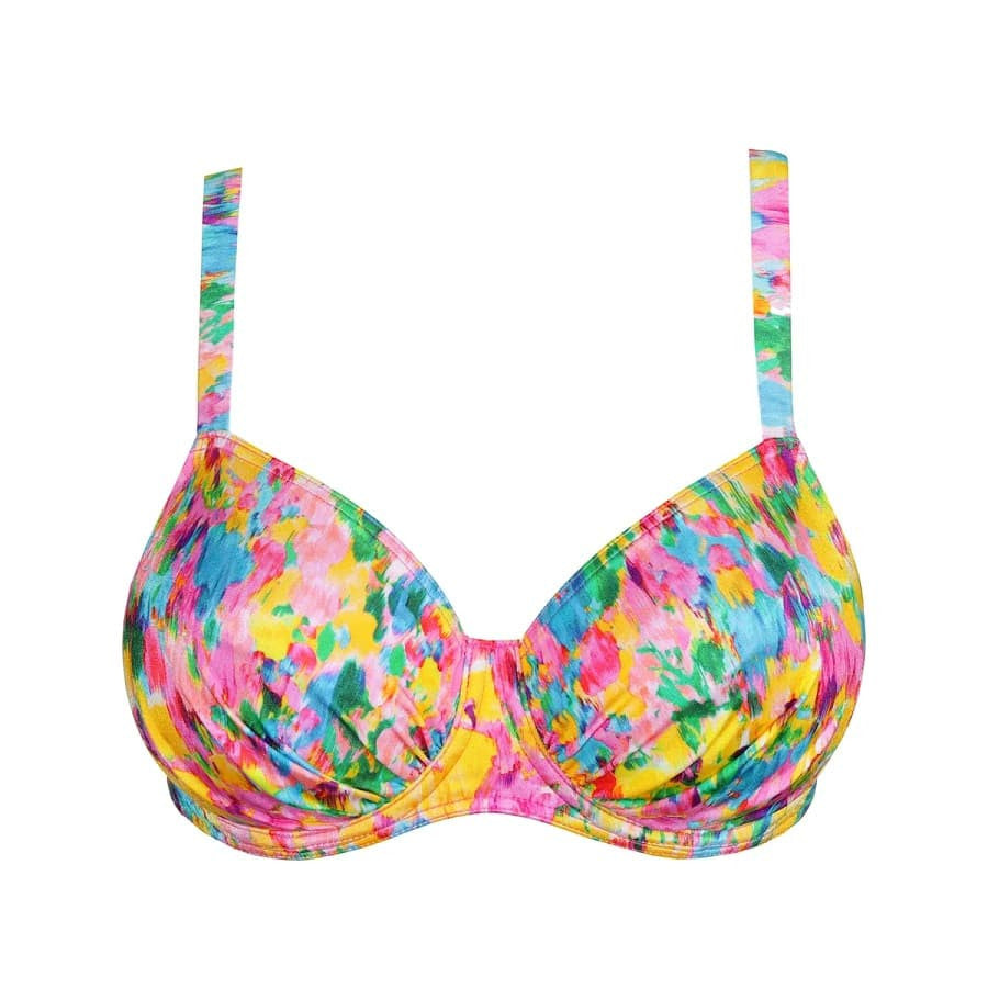 Copa bikini reductora estampada, ubud de primadonna swim.