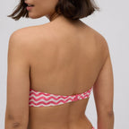 Conjunto bikini bandeau, copa b, push up, mahé, ysabel mora.