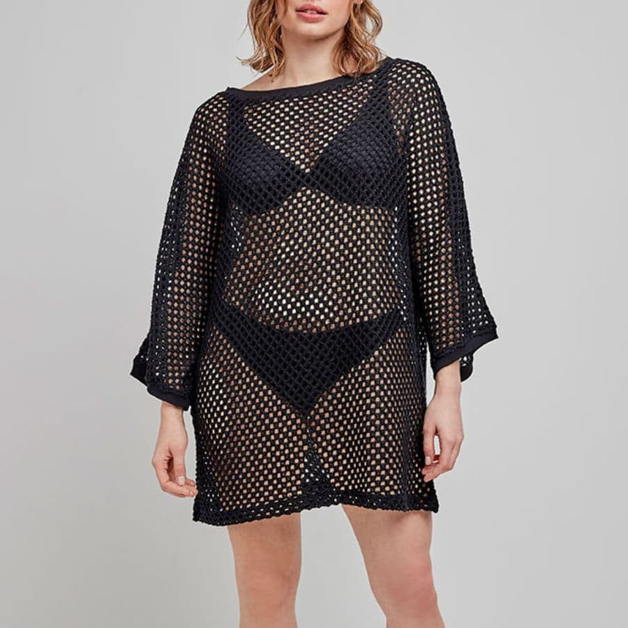 Kaftan de playa calado, gisela.