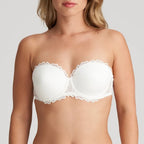 Strapless balconette bra, underwired and padded, Jane, Marie Jo. Bridal special.