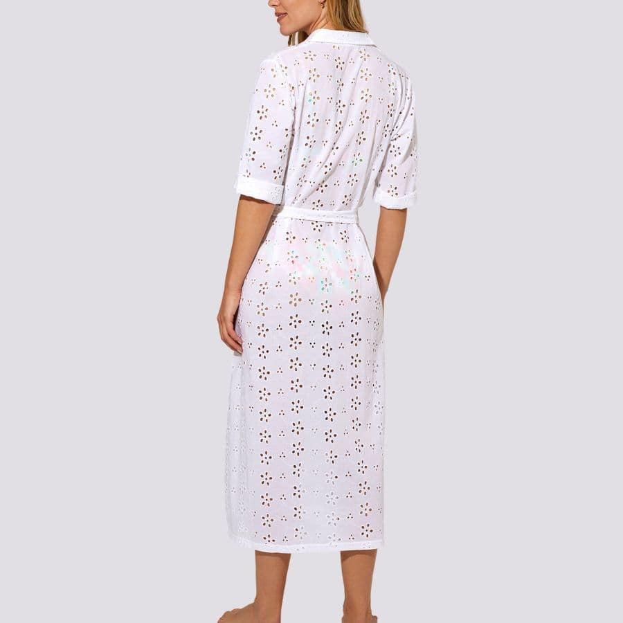 Vestido camisero corte midi, promise.