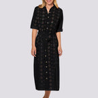 Vestido camisero corte midi, promise.