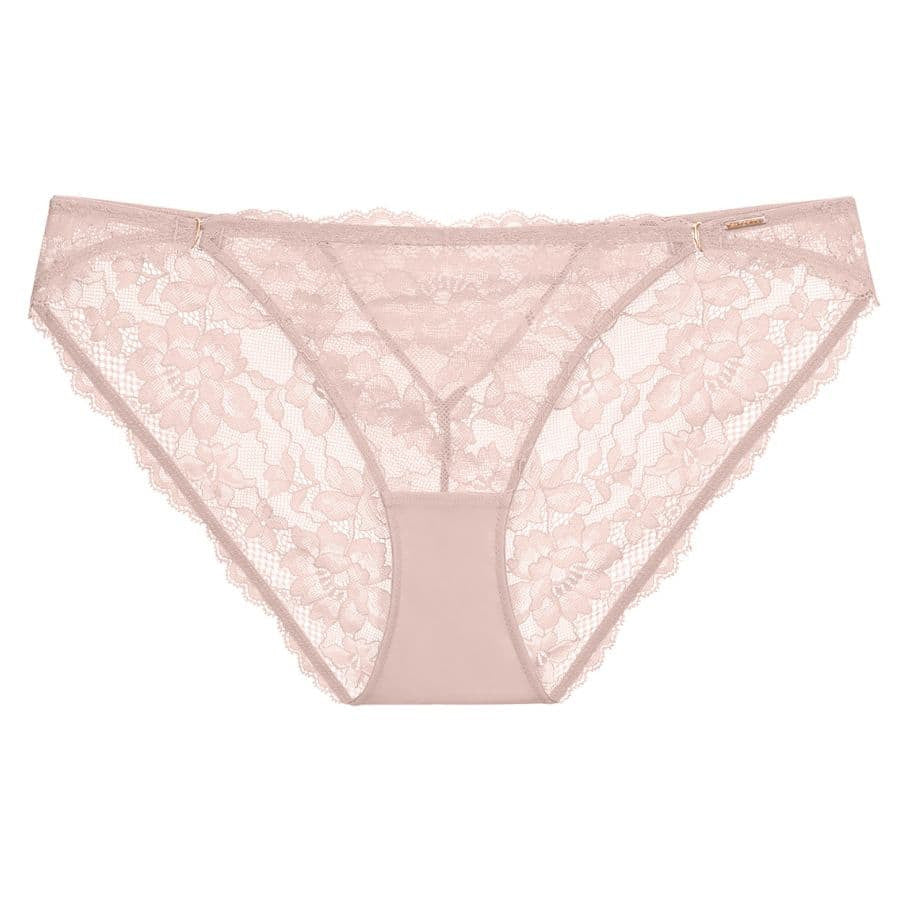 Dorina Emory floral lace midi briefs.