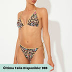 Conjunto bikini triángulo, sin aros, relleno extraíble, arena, promise.