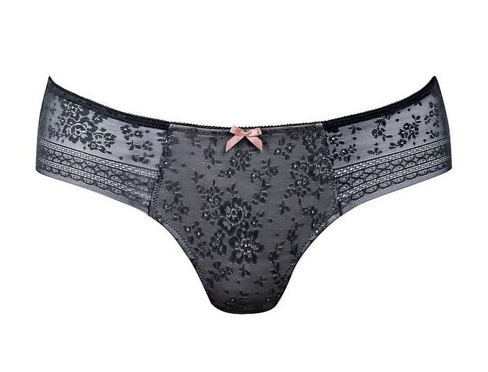 Braguita de corte midi encaje, fleur de rosa faia.
