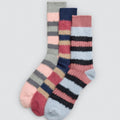 Packx3 calcetines calentitos rayas, ysabel mora.