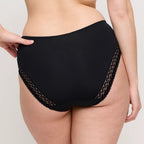 high-waisted briefs, microfiber and Montara lace by Primadonna.