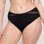 high-waisted briefs, microfiber and Montara lace by Primadonna.