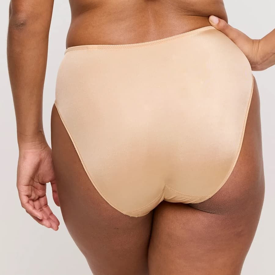 braguita de talle alto básica, satin de primadonna.