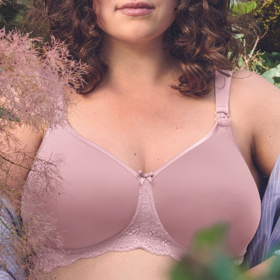 Nursing bra with light padding, wireless, up to G cup, Anita.