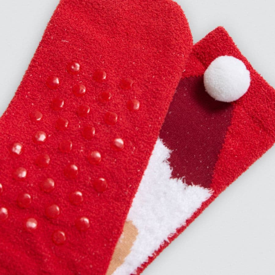 Calcetines mujer antideslizantes navidad, de ysabel mora.