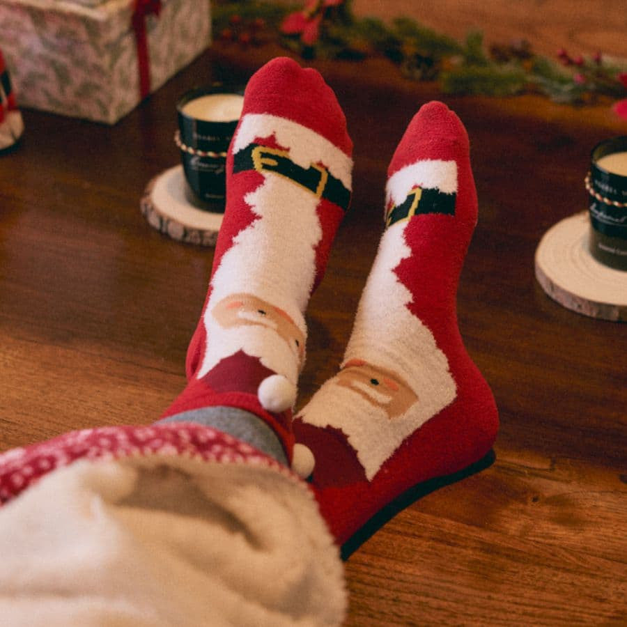 Calcetines hombre antideslizantes, navidad de ysabel mora.