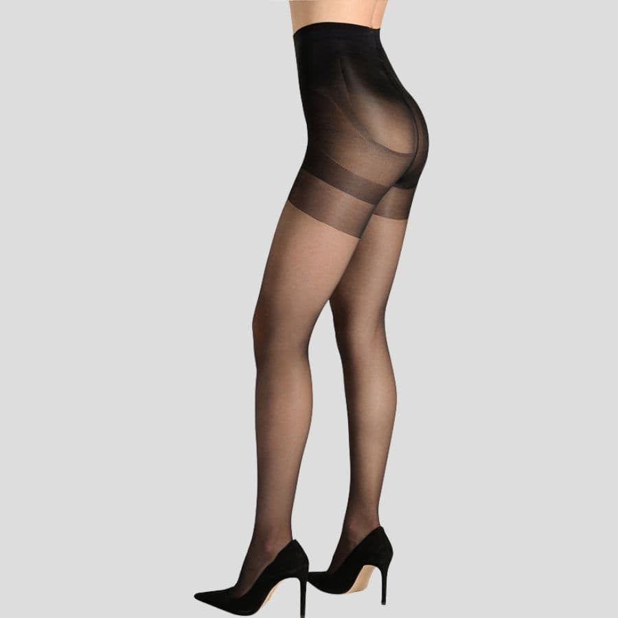 Panty reductor especial plus size, 20 den, efecto push up, cecilia de rafael.
