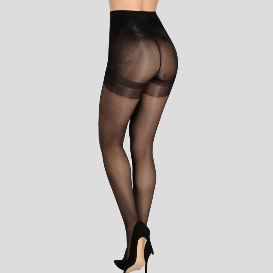 Panty reductor especial plus size, 40 den, efecto push up, cecilia de rafael.