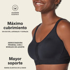 Sujetador corrector de postura, algodón elástico de leonisa.