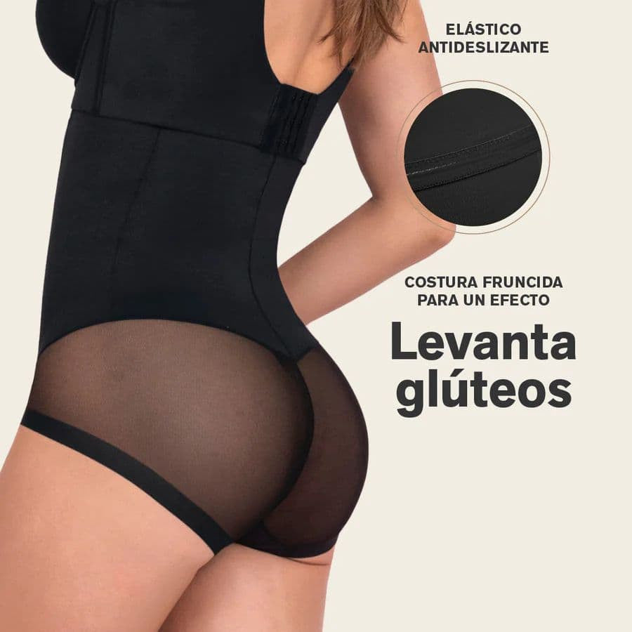 Faja braga de compresión fuerte, levanta glúteos de leonisa.