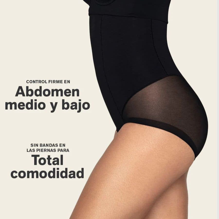 Faja braga de compresión fuerte, levanta glúteos de leonisa.