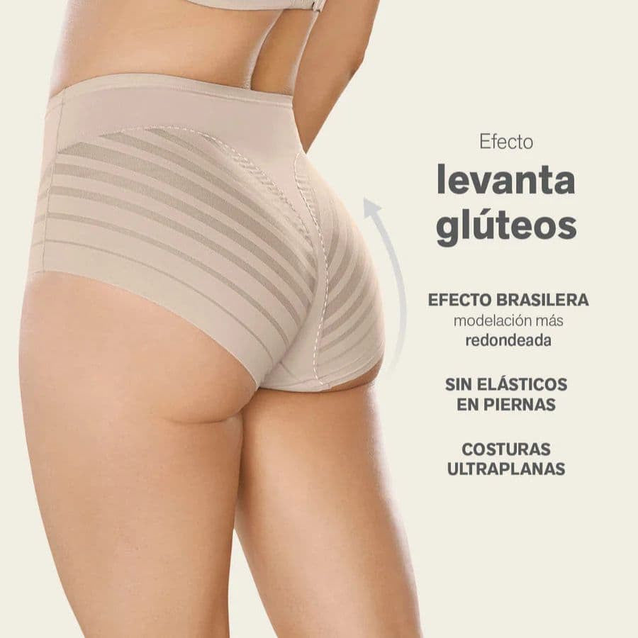 Faja corte braga con control medio de abdomen de leonisa