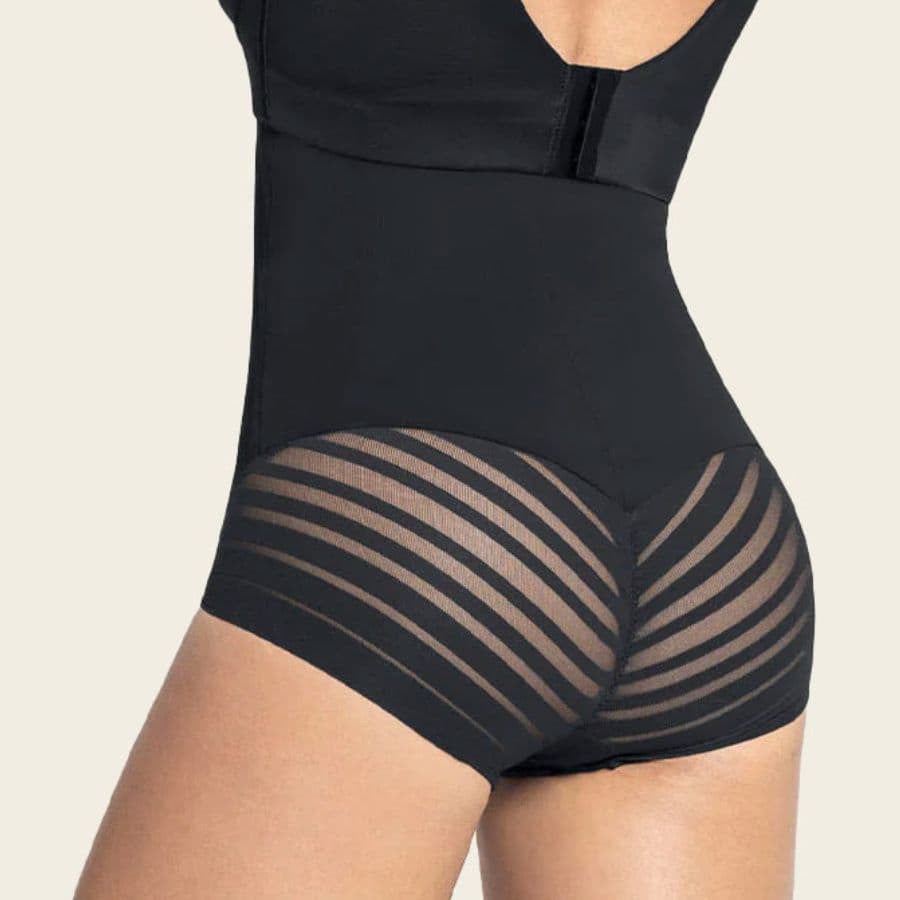 Faja braga de compresión fuerte abdomen de leonisa.