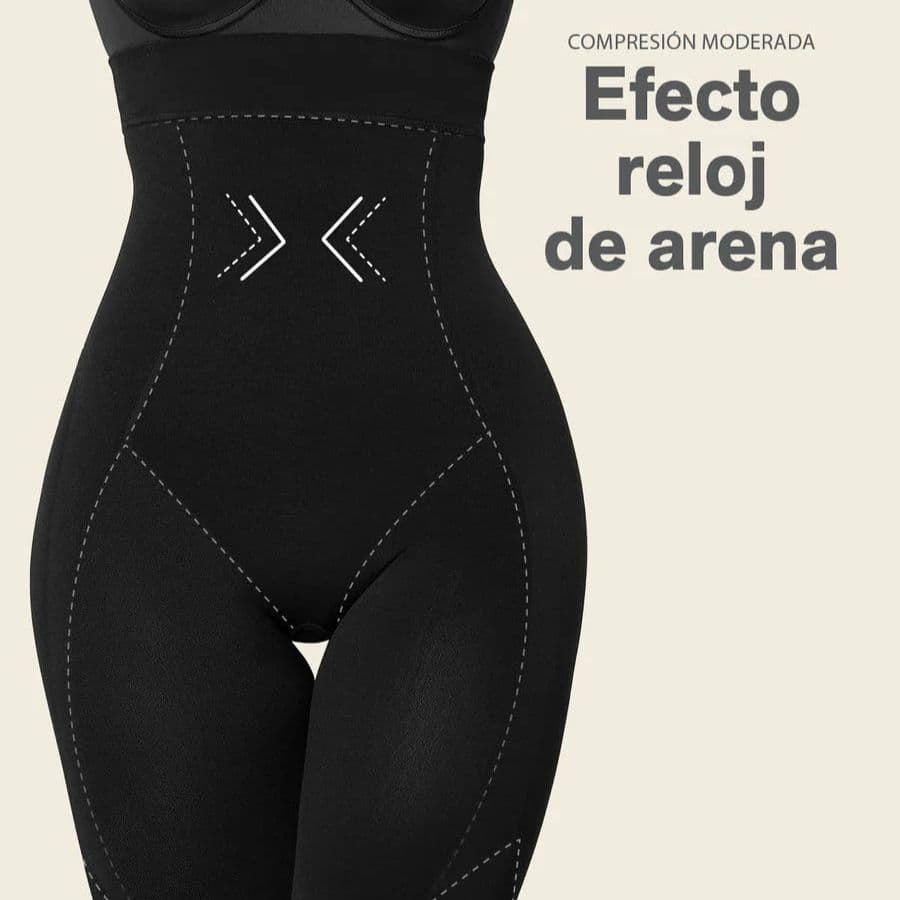 Faja pantalón control abdomen y levanta glúteos de leonisa.