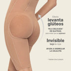 Faja pantalón control abdomen y levanta glúteos de leonisa.
