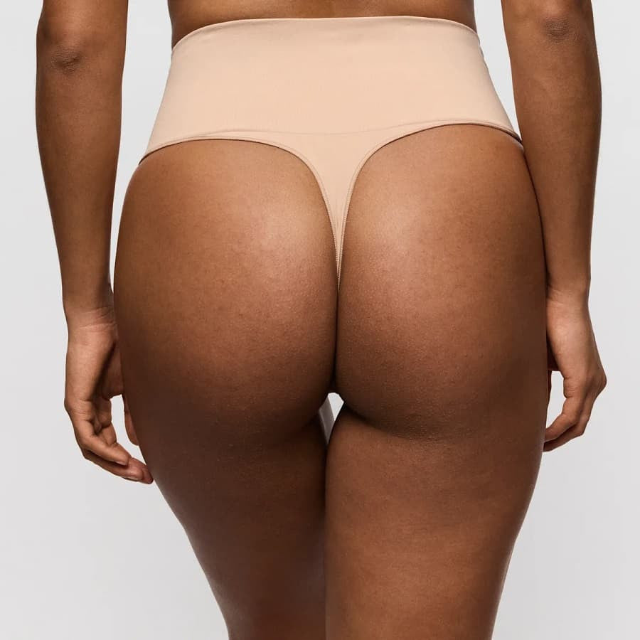 Faja tanga talle alto compresión media, nudda de primadonna.