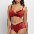 Conjunto bikini con relleno y braga alta, mysterio de dorina.
