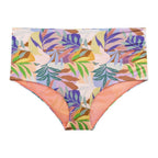 Braga bikini de talle alto estampada, bahia de dorina.