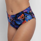 Braga bikini de talle alto estampada, vybe de dorina.