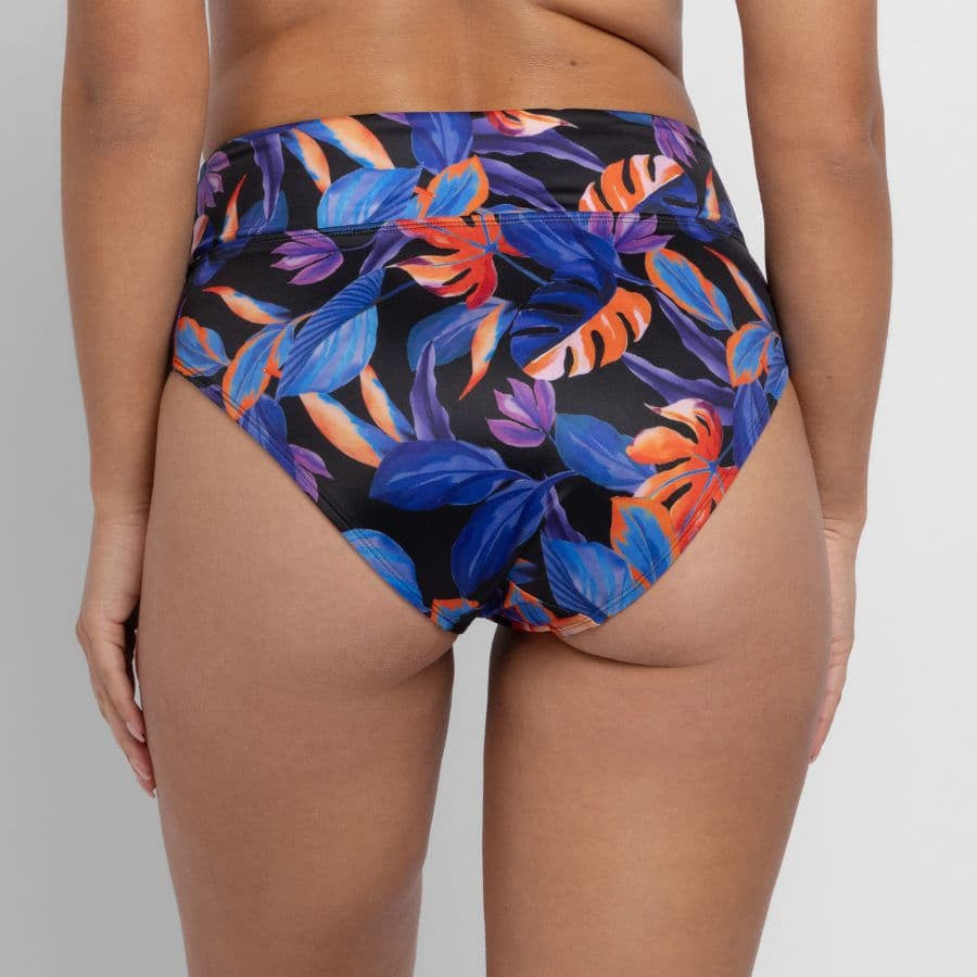 Braga bikini de talle alto estampada, vybe de dorina.