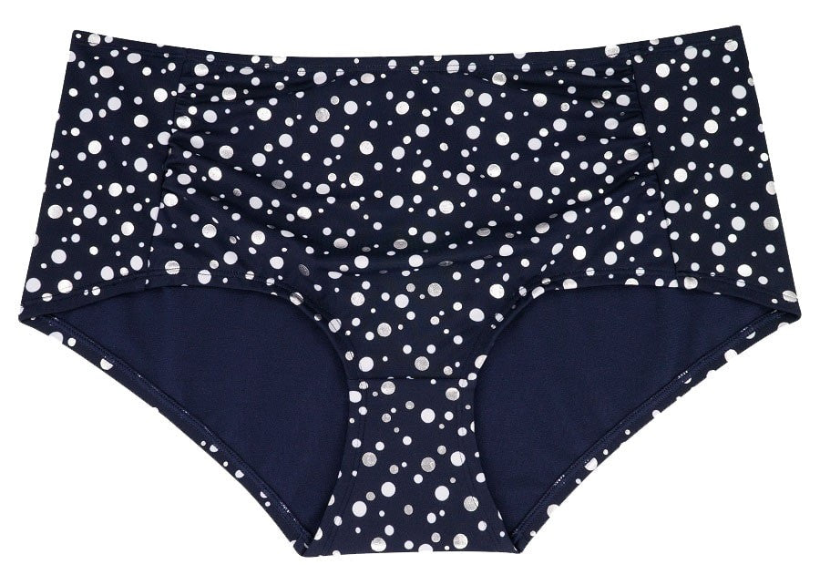 braga bikini de talle alto lunares, cannes de dorina.