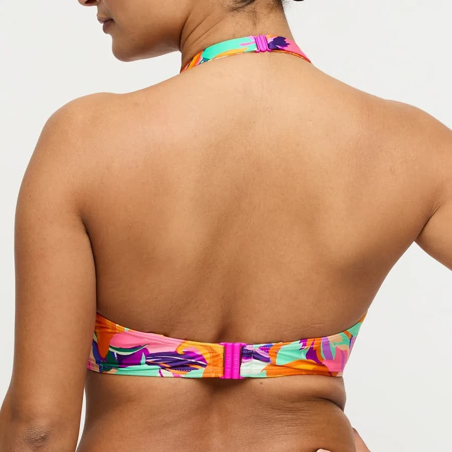 Copa bikini reductora estampada, varadeo de primadonna swim.