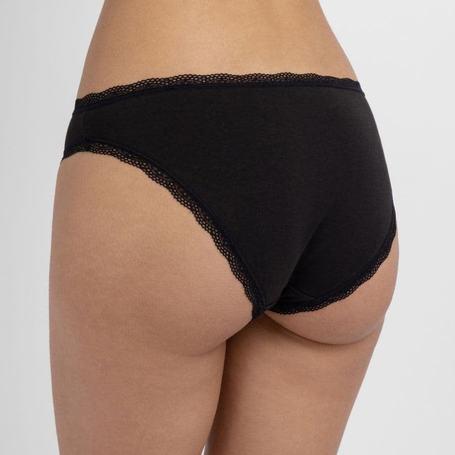 packx5 braguitas corte midi, essential cotton de dorina.