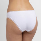 packx5 braguitas corte midi, essential cotton de dorina.
