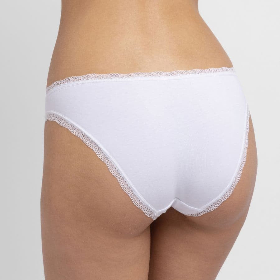 packx5 braguitas corte midi, essential cotton de dorina.