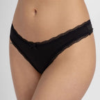 packx5 braguitas corte tanga, essential cotton de dorina.