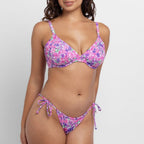 Braga bikini de corte midi lacitos, es paradis de dorina.