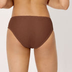 Conjunto bikini sin tirantes copa C, sand de ysabel mora.