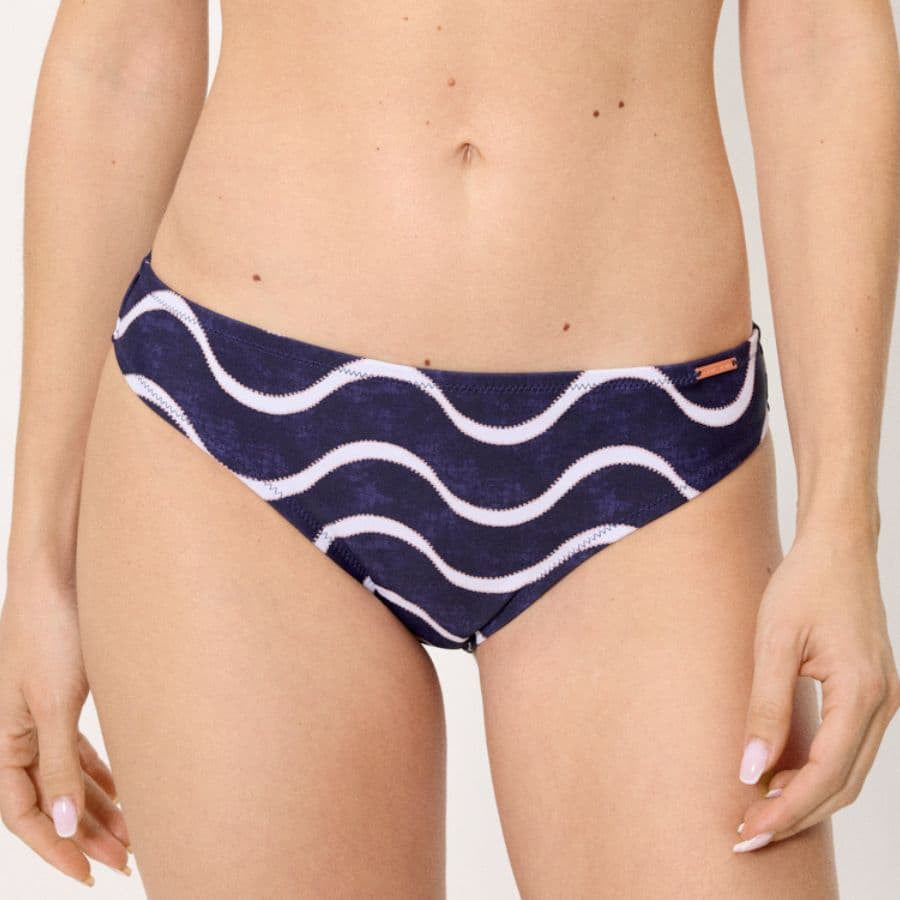 Conjunto bikini sin tirantes copa c, wave de ysabel mora.