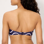 Conjunto bikini sin tirantes copa c, wave de ysabel mora.
