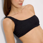 Conjunto bikini asimétrico copa b, strawberry de ysabel mora.